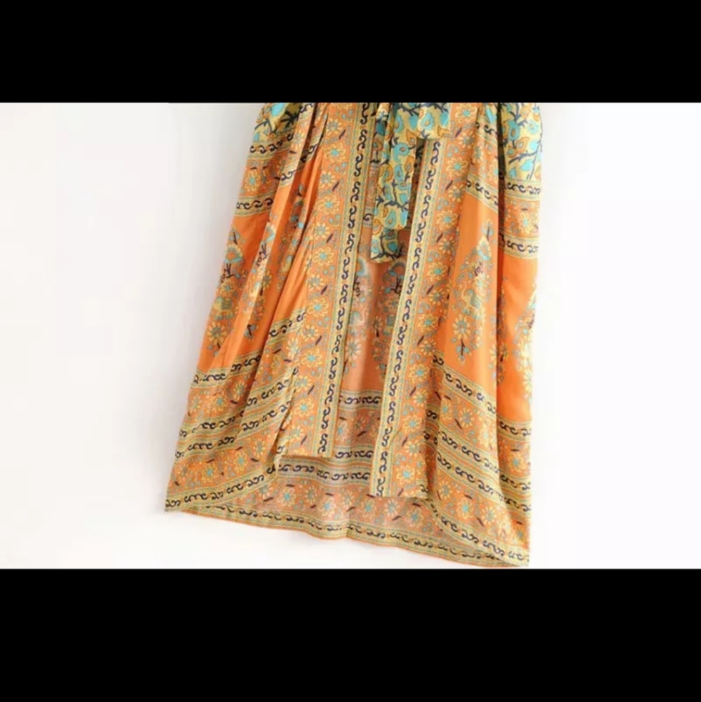 NEW VINTAGE BOHEMIAN ROBE KIMONO - Picture 4 of 15